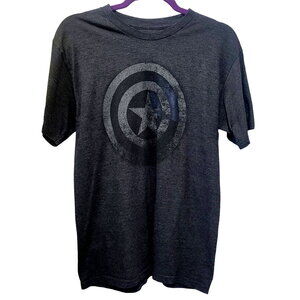 Marvel Captain America‎ Men's Gray Tee Size M